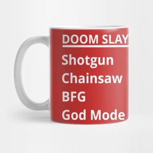 Doom Slayer Checklist | God Mode | Doom Eternal Mug